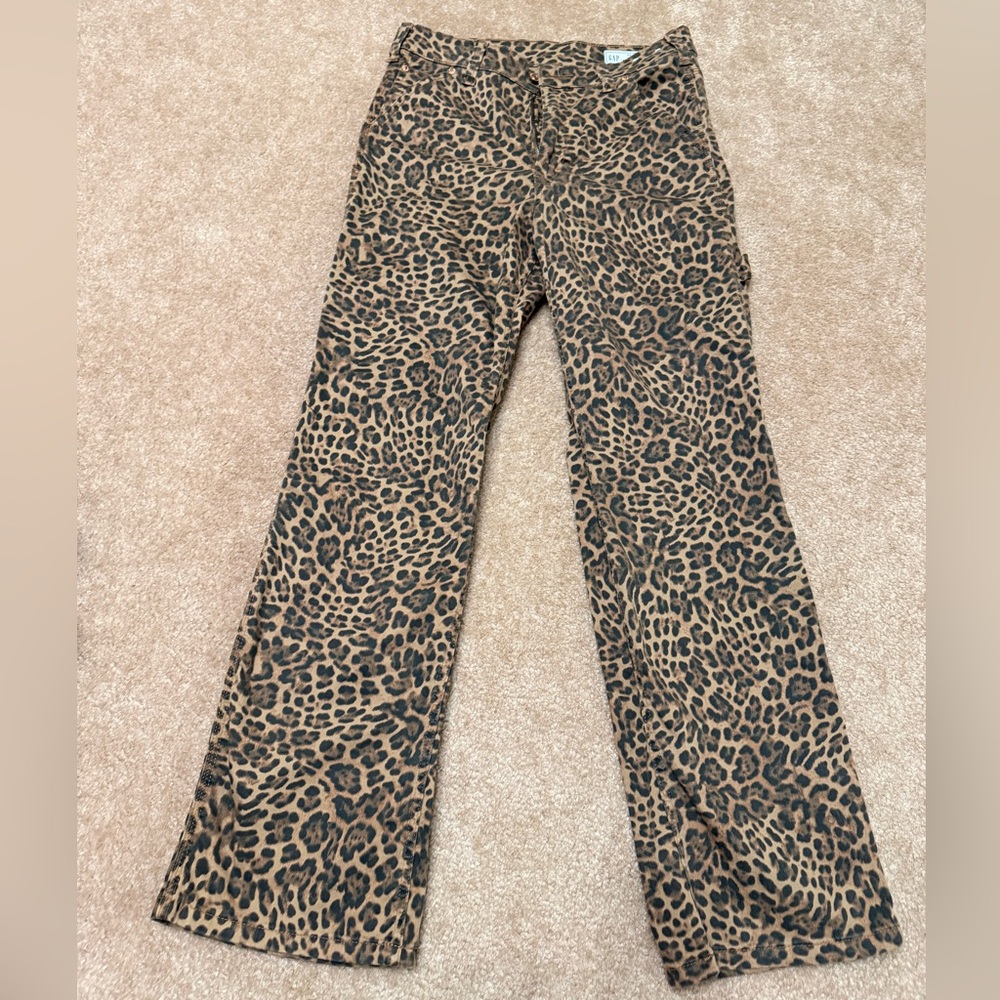 GAP Leopard Print Women Jeans